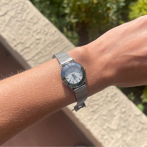 Cocktail watch silver vintage round - Picture 1 of 4